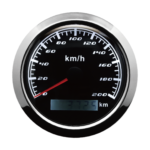 85mm SPEEDOMETER (BLACK FACE