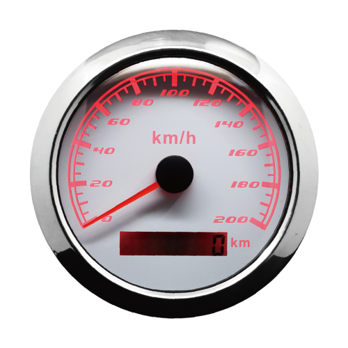 85mm SPEEDOMETER (WHITE FACE
