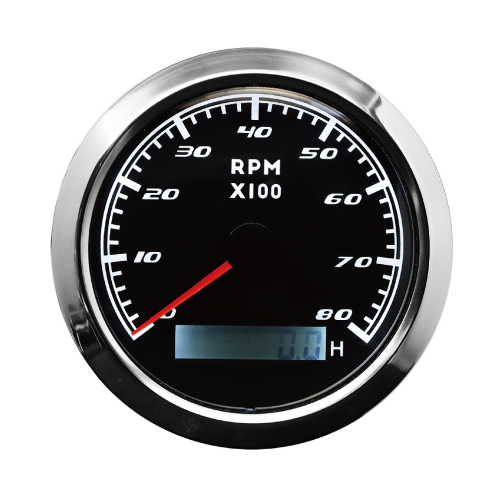 85mm TACHOMETER (BLACK FACE)